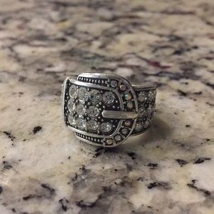 Premier Designs Buckle Up Ring size 6